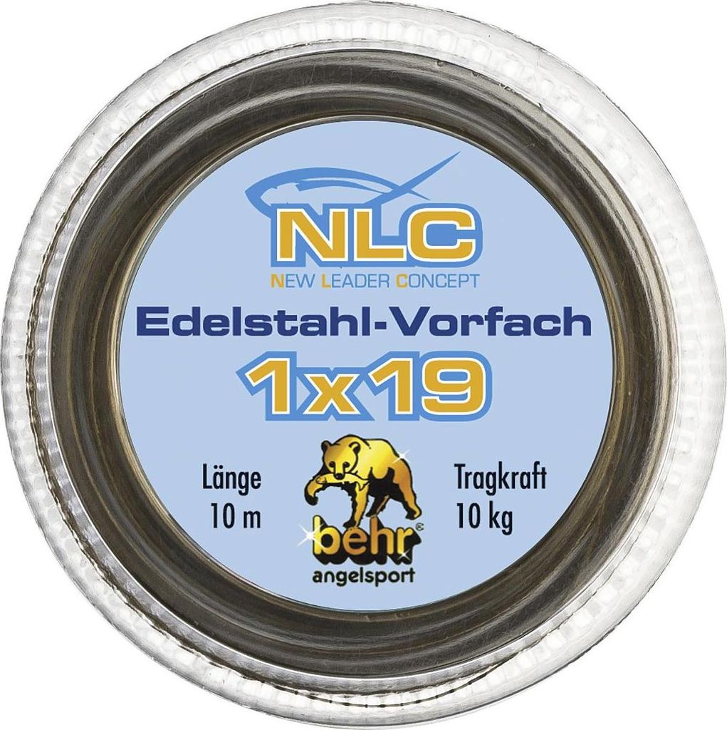 Behr New Leader Concept Stahlvorfach 1x19 Länge 10m Tragkraft 15kg