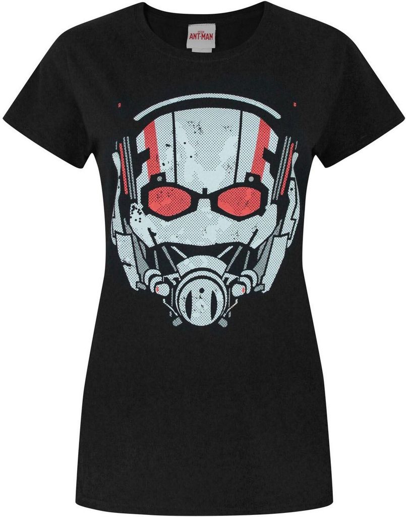Marvel Damen Ant-Man T-Shirt NS4245 (XL) (Schwarz)