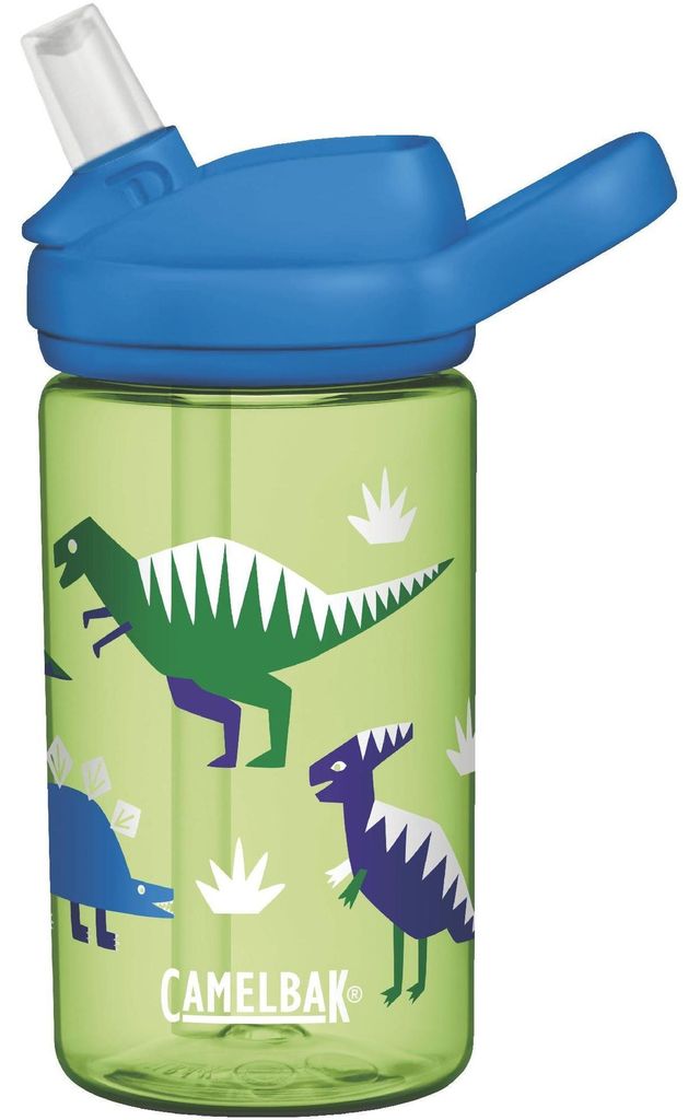CamelBak eddy, 400 ml, Blau, Grün, Hip Dinos, Kind, Junge, Produktbild 