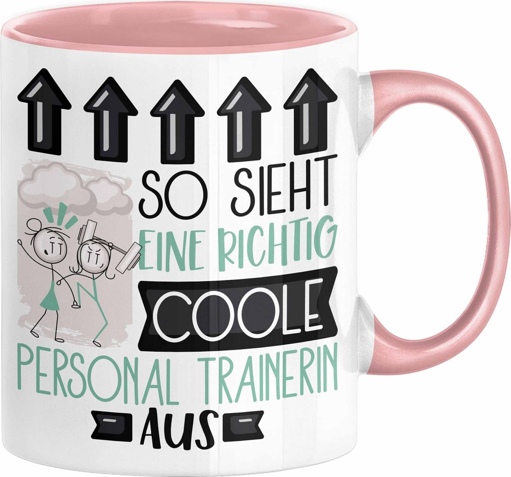 Personal Trainerin Geschenk Tasse Lustig Geschenkidee für Personal Trainerin Geburtstag So Sieht Eine Richtig Coole Personal Trainerin Aus Frauen ...