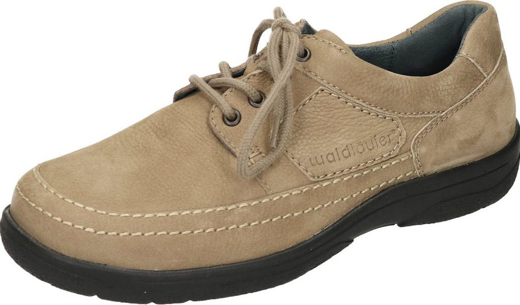 Waldläufer Ken Halbschuh, Bear (Nubukleder), sand, Wechselfußbett, Weite K 633008-165-090 43