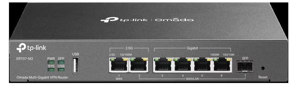 TP-Link Omada ER707-M2, Ethernet WAN, 2.5 Gigabit Ethernet, Obrázek produktu 