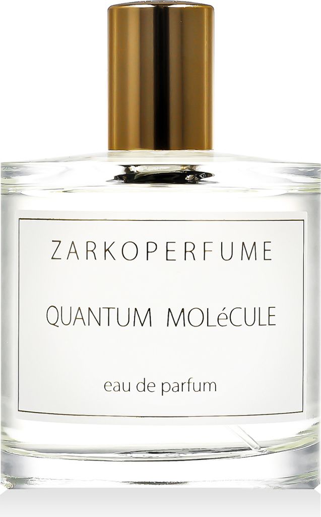 A clear, front-facing studio shot of a perfume bottle.