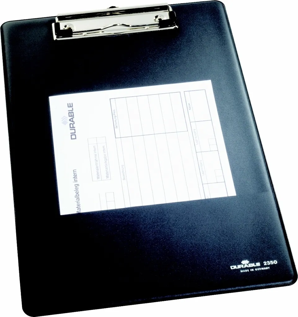 Set 5 Morsetti Clip A4 Neri | Design Minimalista per Archiviazione