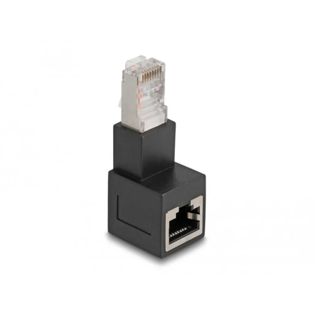 Delock Adattatore RJ45 90° | Risolvi il Problema dei Cavi Piegati - 1