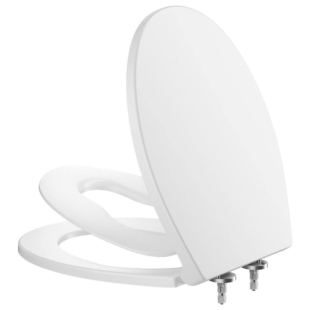 Cecipa Max O-förmiger WC-Sitz,Auch für Kinder geeignet,WC-Sitz mit Deckel,Dreiteiliger Soft-Close-Mechanismus, Familienform,Belastbar bis 250 kg,...