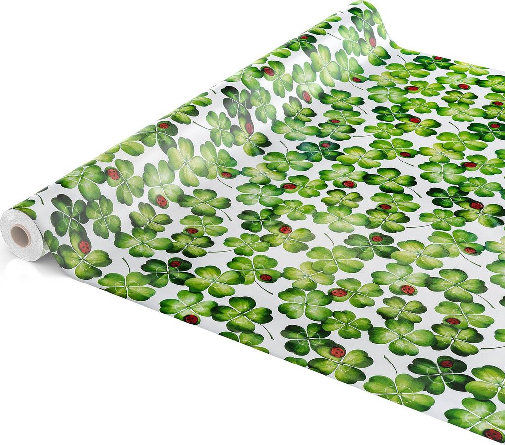 Tischdecke Wachstuch Tiere Grün Robust Wasserabweisend Breite 140 cm Länge 300 cm