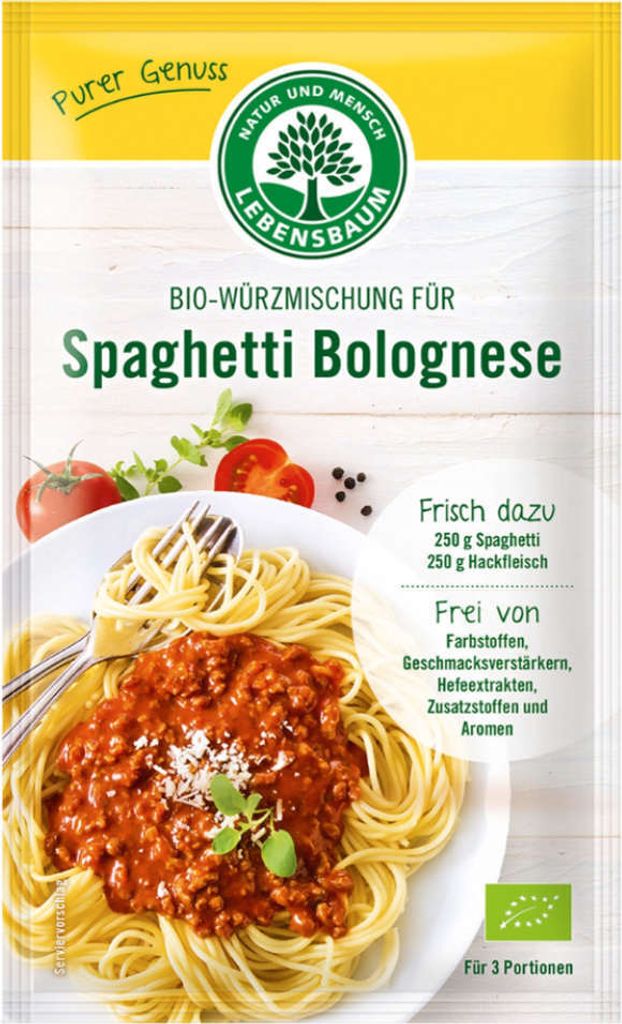 FIX DO SPAGHETTI BOLOGNESE35 g - LEBENSBAUM Zdjęcie produktu 
