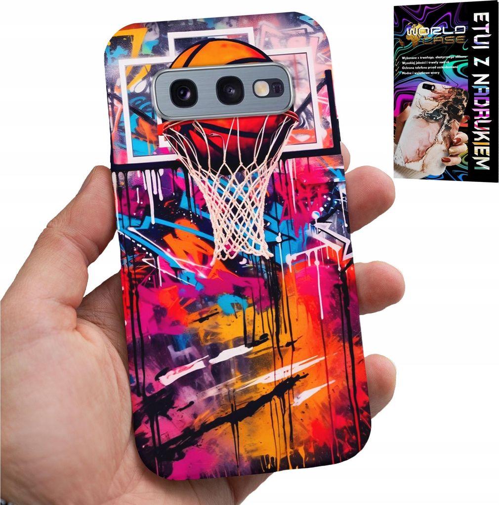 Fall Für Samsung Galaxy S10E - Basketball Nba Strasse Graffiti Korb Fan