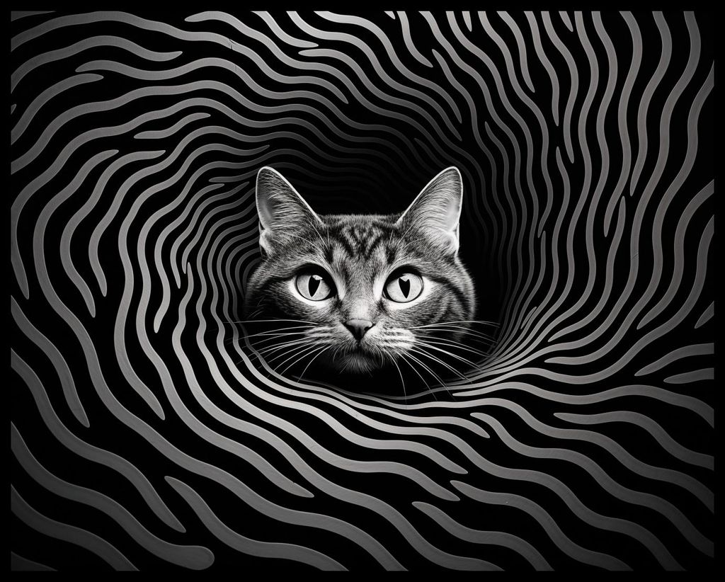 Plakat 76x60,5cm Hypnotisierender Katzenblick