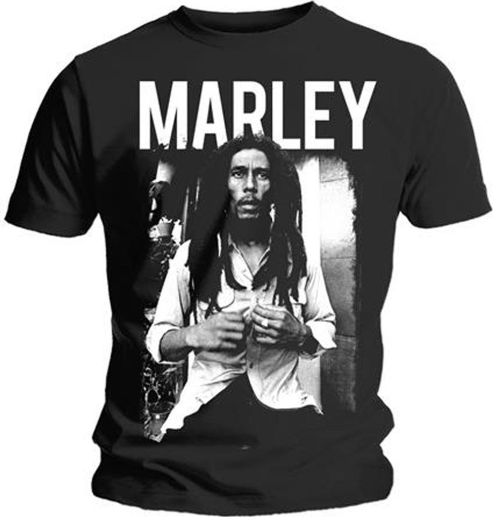 Bob Marley Black & White Black M T-Shirt