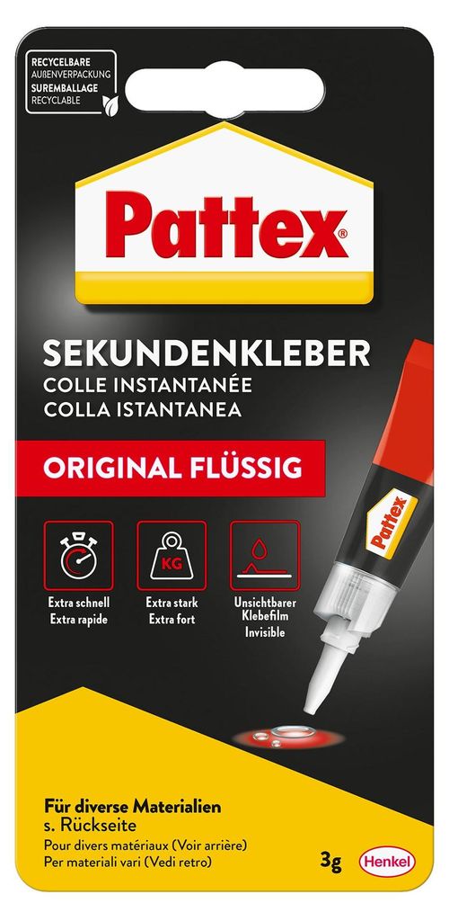 Pattex 9H PSK1C, Sichtverpackung, 1 Stück(e), Lösungsmittel Produktbild 