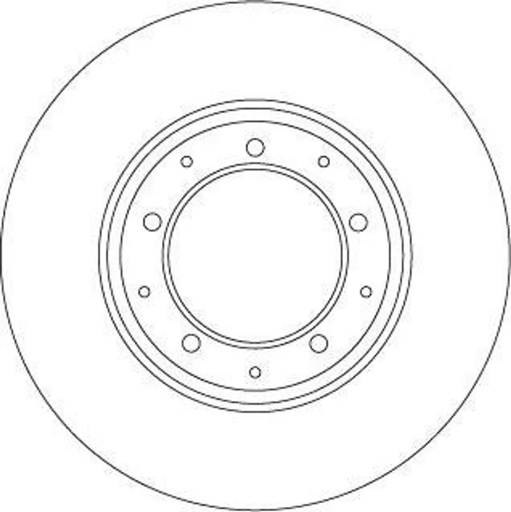 Disque de frein arrière TRW DF6905 pour Defender avec référence SDB100980