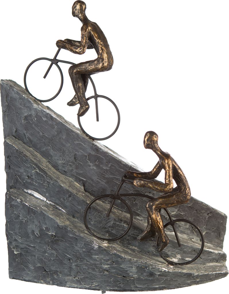 Casablanca by Gilde Dekofigur Skulptur Racing bronzefarben Produktbild 
