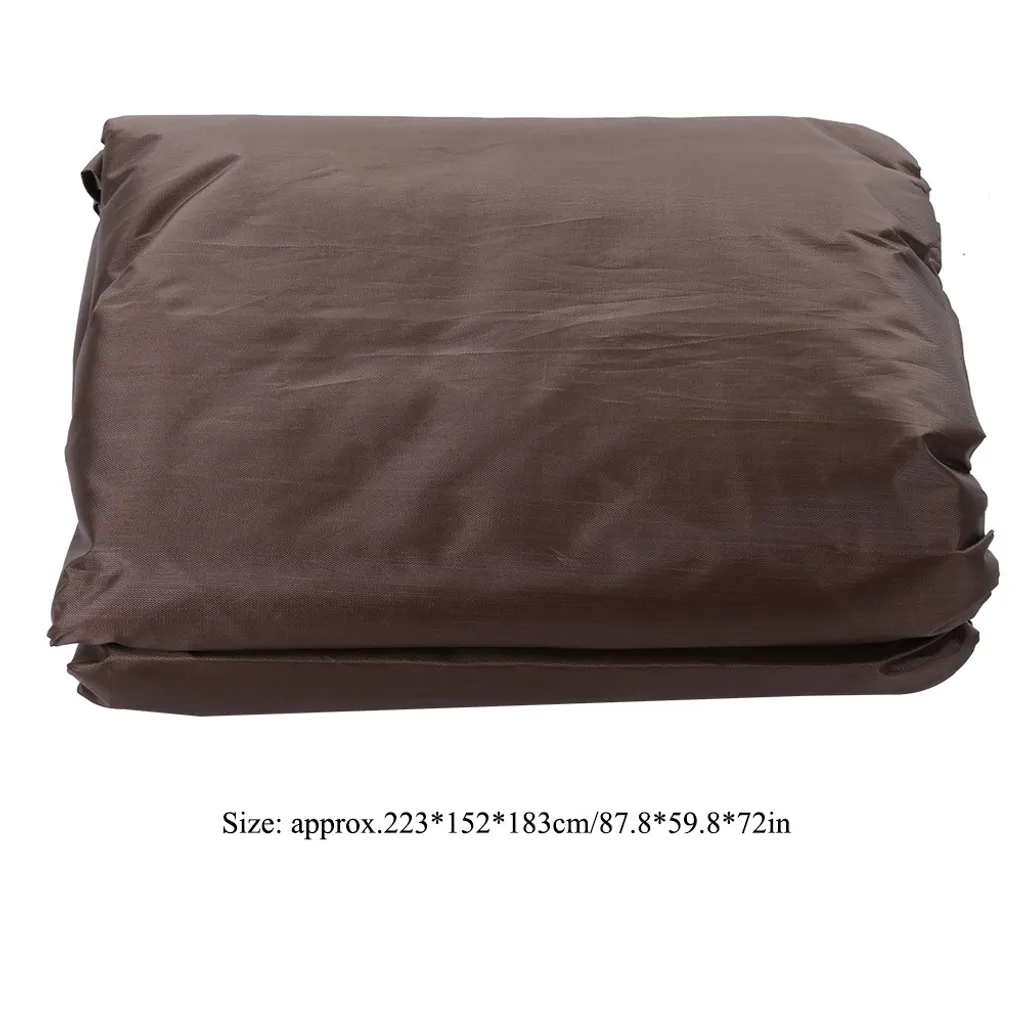 Couverture de balançoire imperméable anti-UV avec fixation coupe-vent pro
