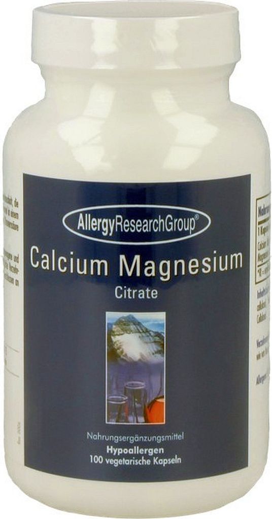 Allergy Research Group Calcium Magnesium Citrate – 100 Kapseln