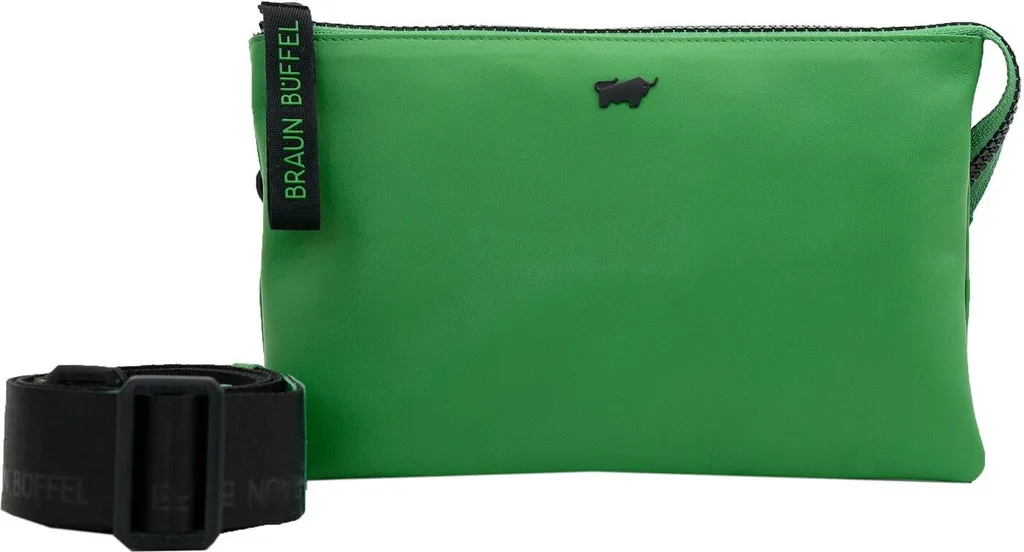 Sac à Épaule Capri Braun Büffel Vert : Compact mais Spacieux et Léger