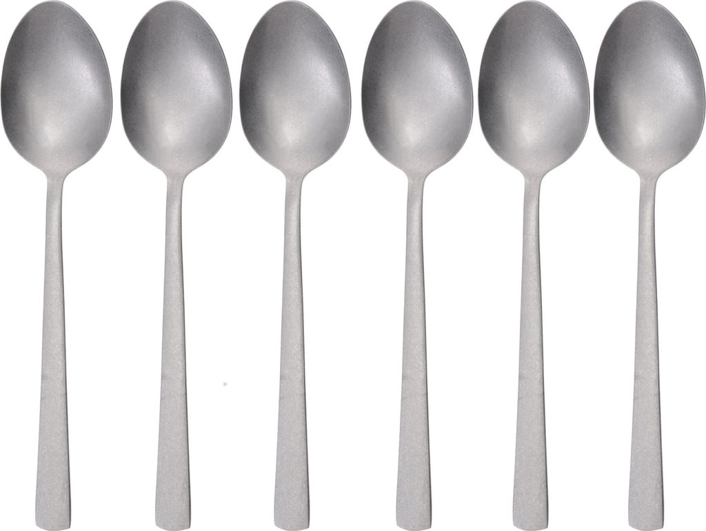 GRÄWE Tafellöffel 6 Stück, Edelstahl 18/10, Serie VINTAGE