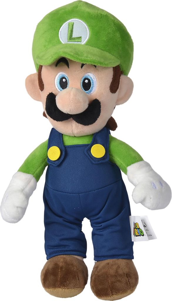 Simba Toys 109231011 - Super Mario Luigi plyšový cca. 30cm Obrázek produktu 