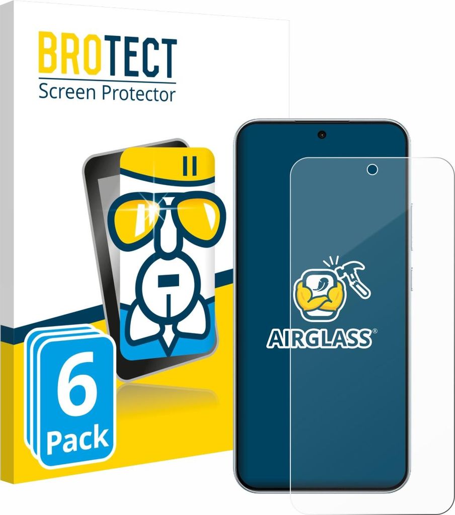 6x BROTECT Schutzglas für Oppo A6 Pro Schutzfolie Panzer Folie Glas Display Schutz klar