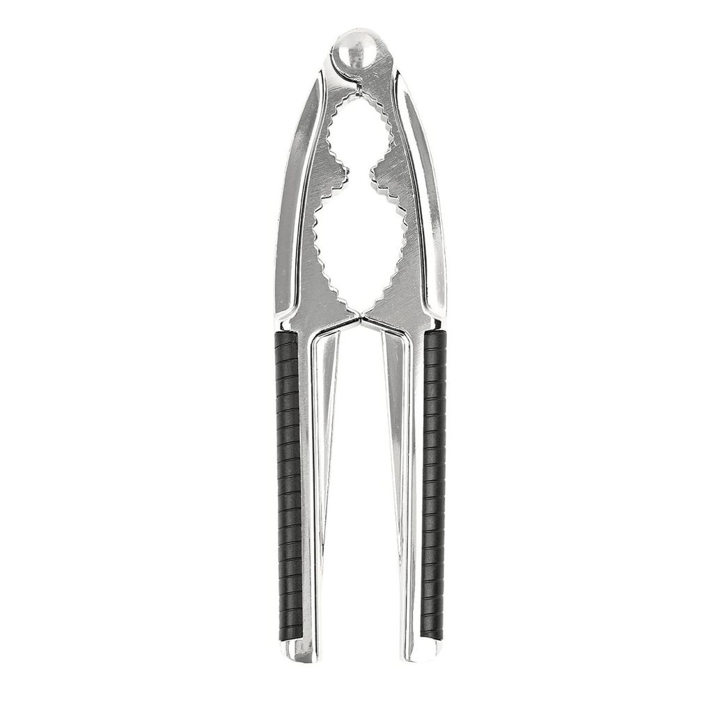 Nussknacker/Sektzange, Länge: 15.5 cm, Zinklegierung, Schwarz