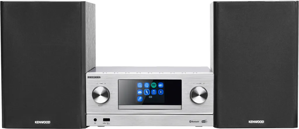 Chaîne hi-fi tout-en-un Kenwood M-9000S-S radio sans grésillement