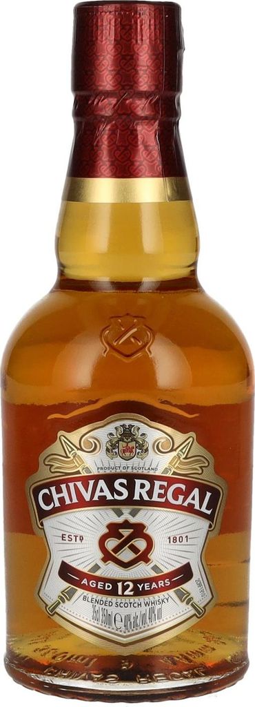Chivas Regal 12 Years Old Blended Scotch Whisky 40% Vol. Image du produit 