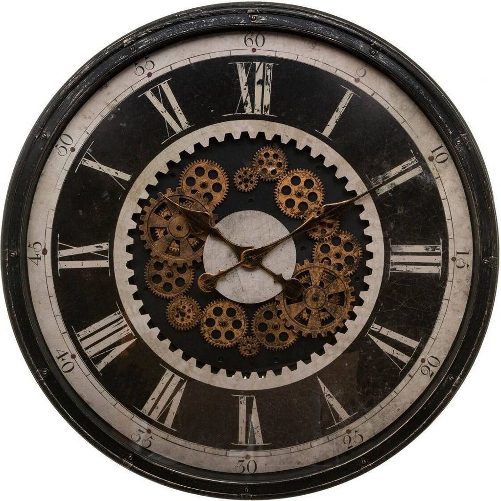 Atmosphera créateur d'intérieur Wall Clock Plastic Black Obrázek produktu 