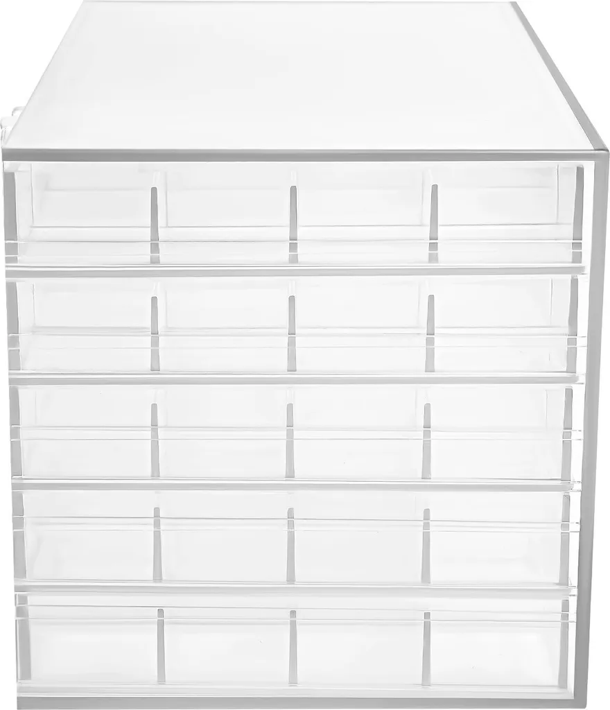 Fini le Désordre : Organizer 120 Compartiments Acrylique pour Petits Objets