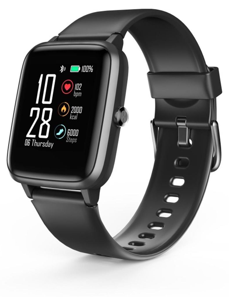 Hama Smartwatch Fit Watch 5910, Schwarz/Grau Produktbild 