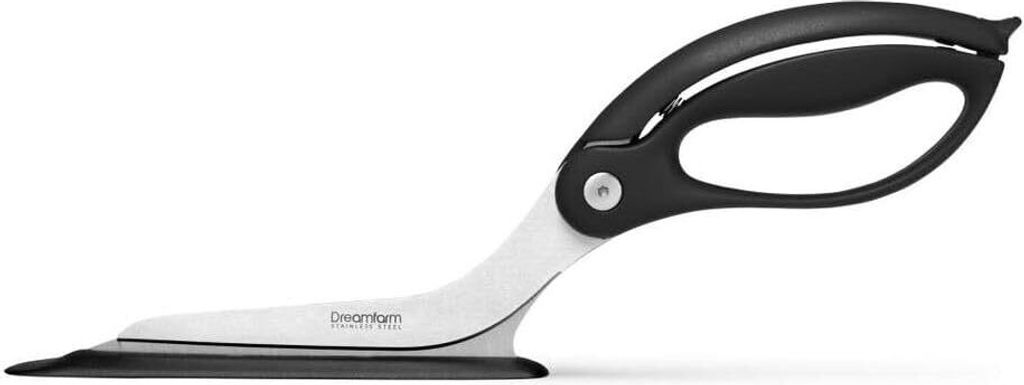 A product shot of a pizza cutter.