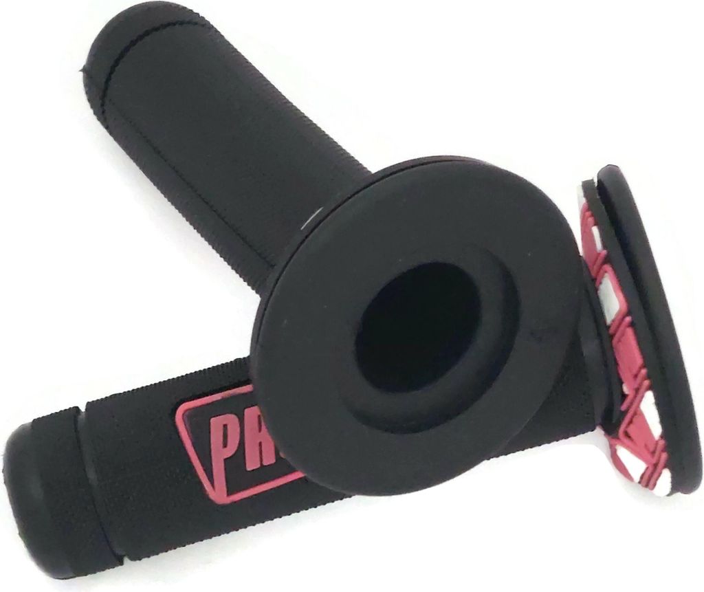 Lenker, Griffe 22cm Schwarz Pink für Suzuki Honda Yamaha Kawasaki
