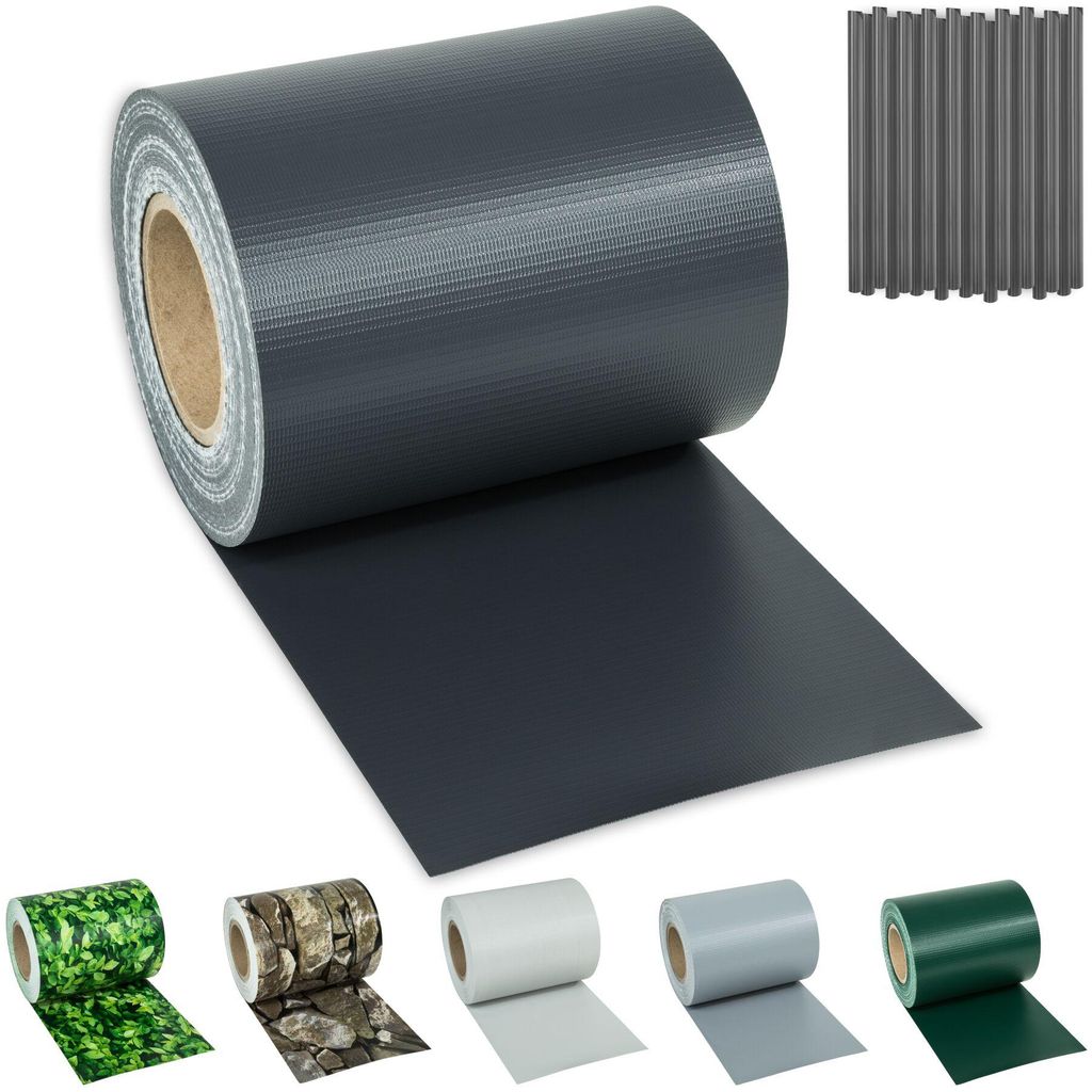 tectake® Sichtschutzstreifen für Einzelstab- und Produktbild 