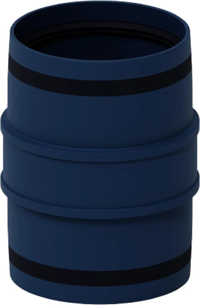 POLOPLAST POLO-KAL XS, Doppelmuffe, DN 75, 1 Stk. Produktbild 