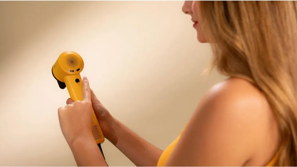 Sèche-Cheveux Cecotec RockStar Style 1500W Jaune spécial Brushing - 3