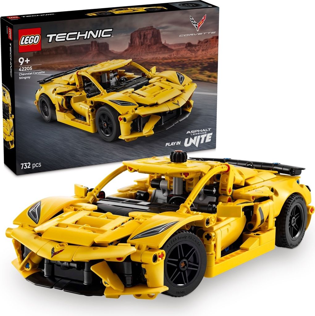LEGO Technic Chevrolet Corvette Stingray 42205 Immagine del prodotto 