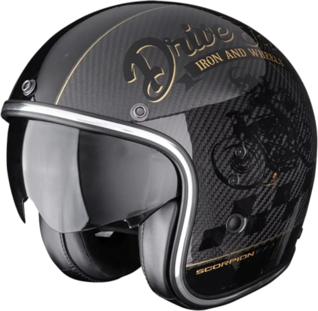 Casque Jet Scorpion Belfast Evo Carbon Zippy : Confort et Légèreté