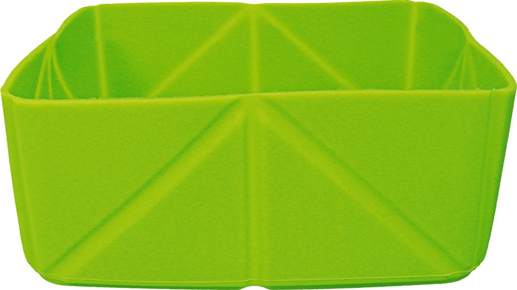 Silikon Faltnapf M Volumen: 1000 ml rechteckig Wassernapf futternapf Reisenapf Silikonnapf Hunde