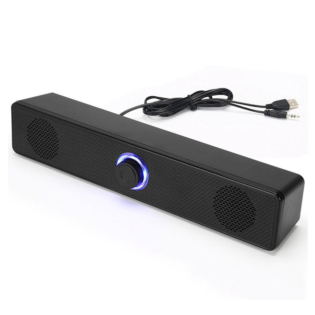 Altoparlanti per computer, cablati, soundbar da tavolo USB, Immagine del prodotto 