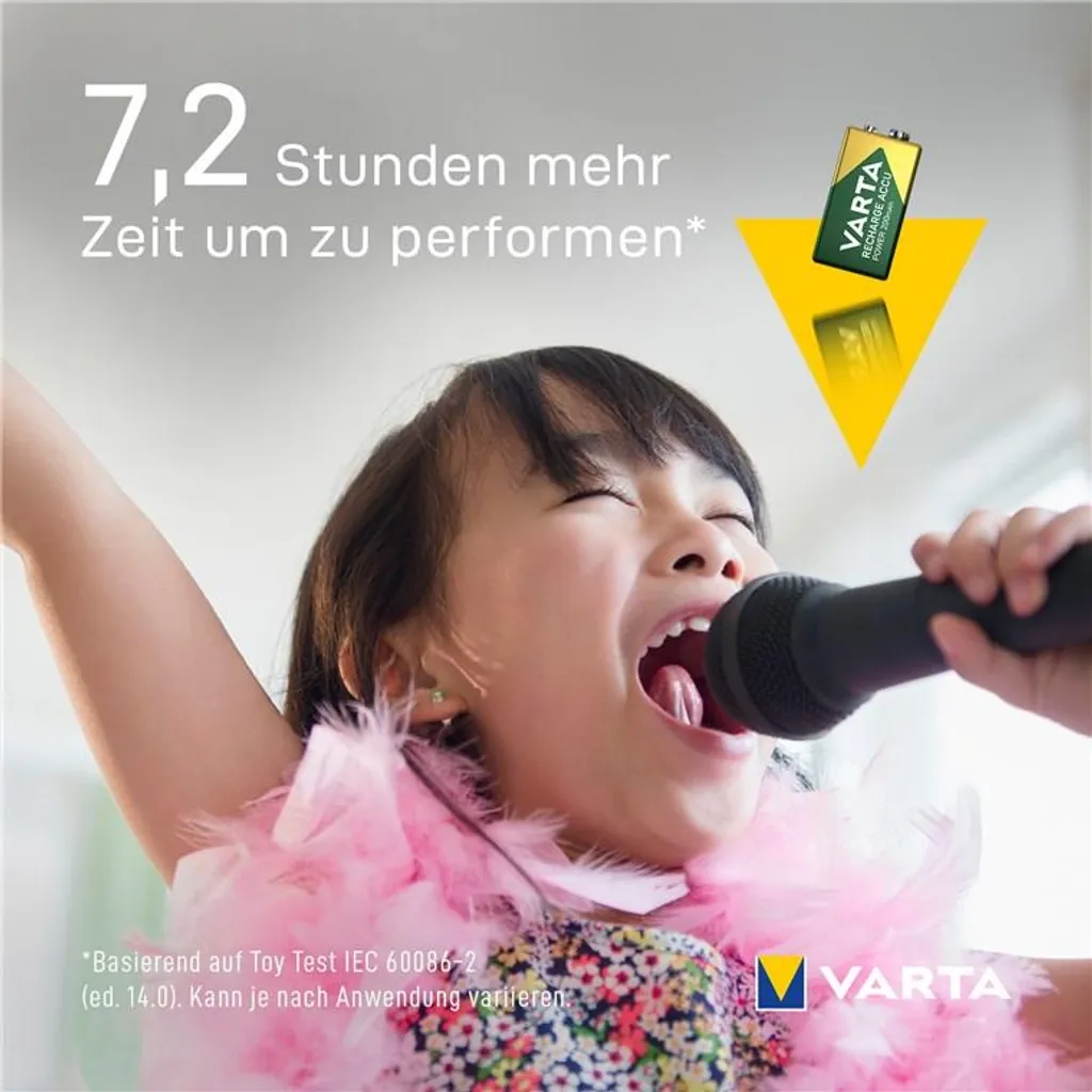10 Accus Varta 9V 200mAh Haute Performance Pré-chargés Ready2Use