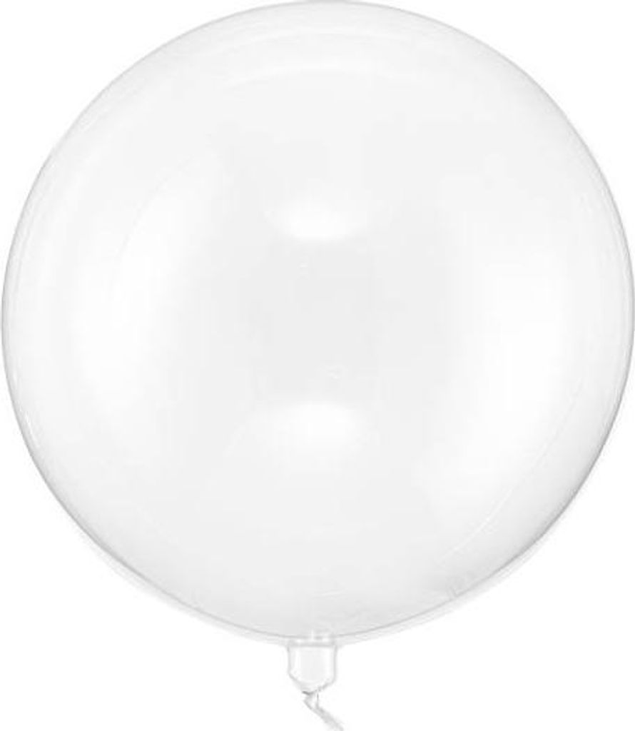PartyDeco ORB16-1, balón na hranie, priehľadný, Obrázok produktu 