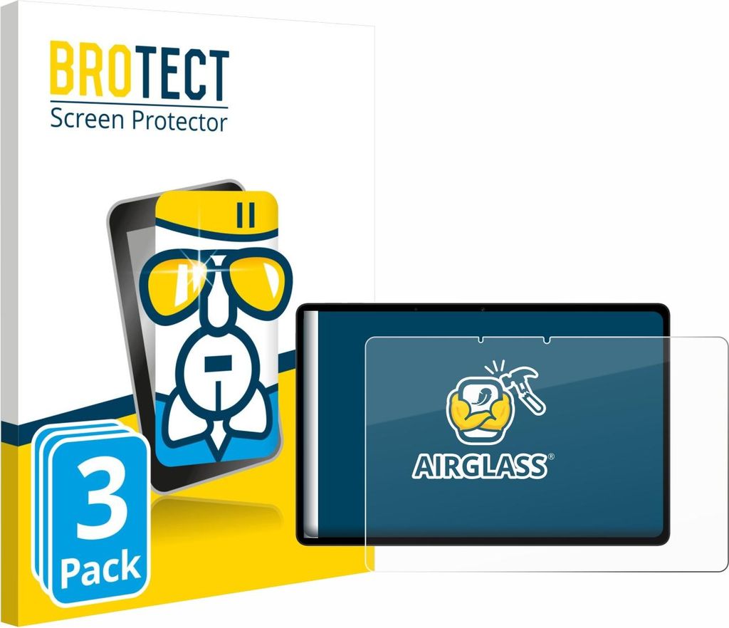 3x BROTECT Schutzglas für Oppo Pad SE Schutzfolie Panzer Folie Glas Display Schutz klar