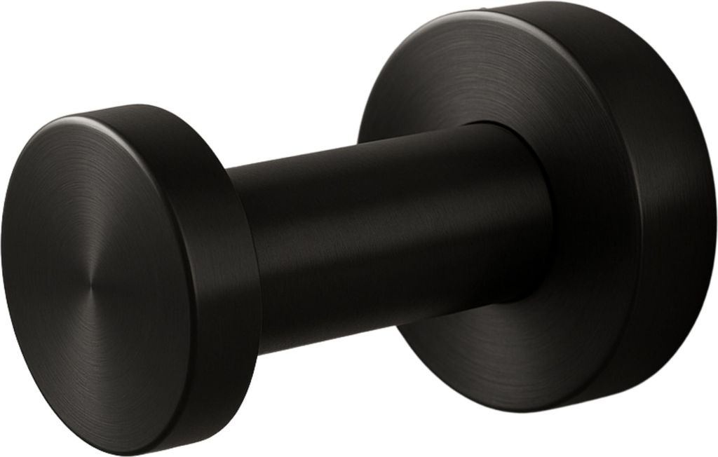 Balneo | gancio per asciugamani in acciaio inox nero | Immagine del prodotto 