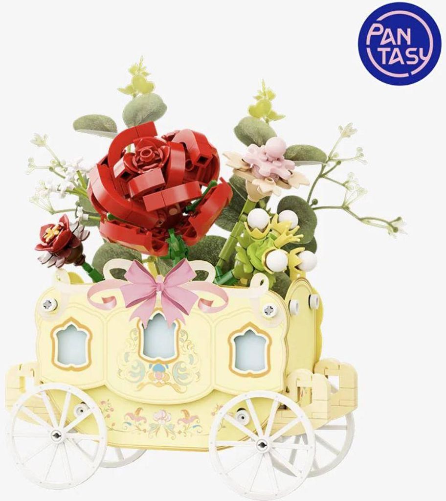 Pantasy 15027 Rose Cart Klemmbausteine Spielzeug Bausatz-NEU