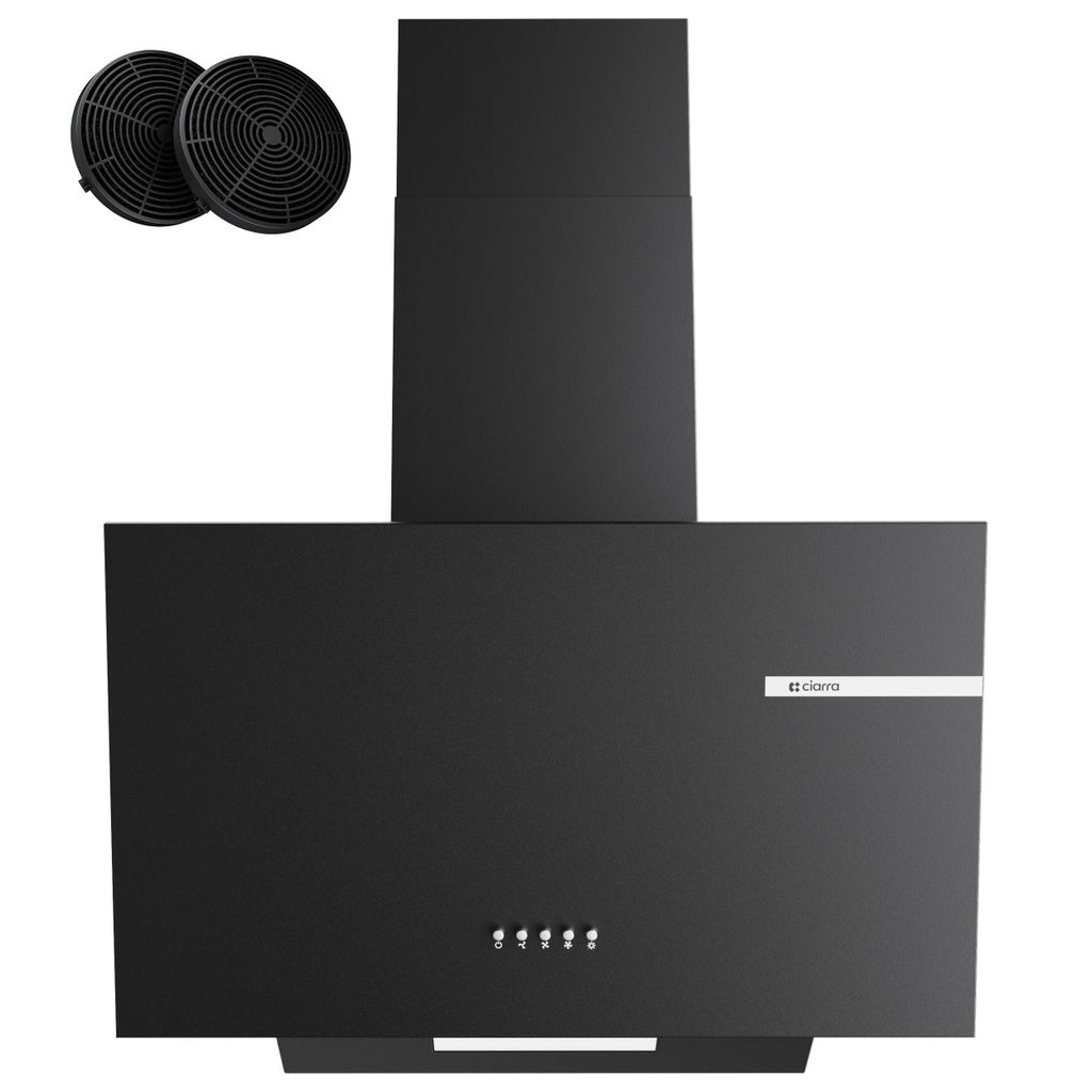 CIARRA Kopffreihaube 60cm, 600 m³/h A+ Schräge Produktbild 
