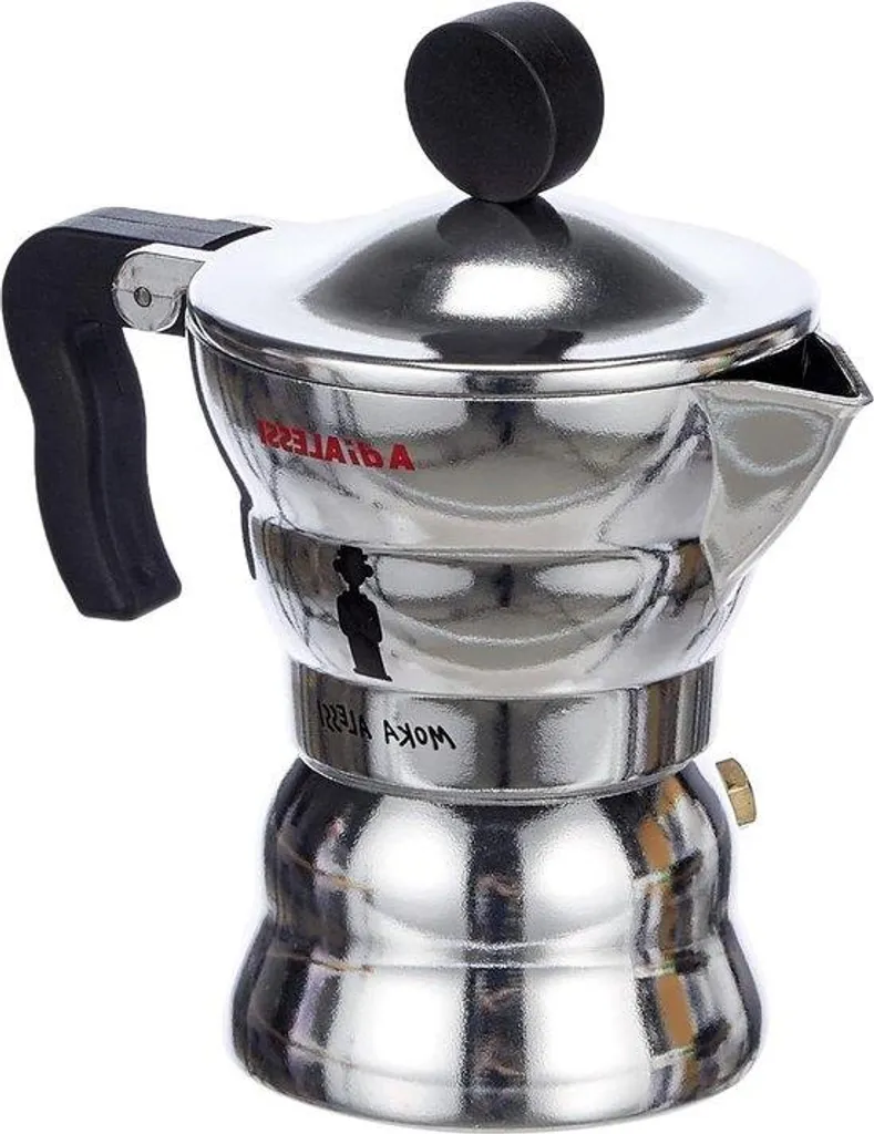 Cafetière expresso Moka AAM33/1 design noir mat - Extracteur d'arômes intense