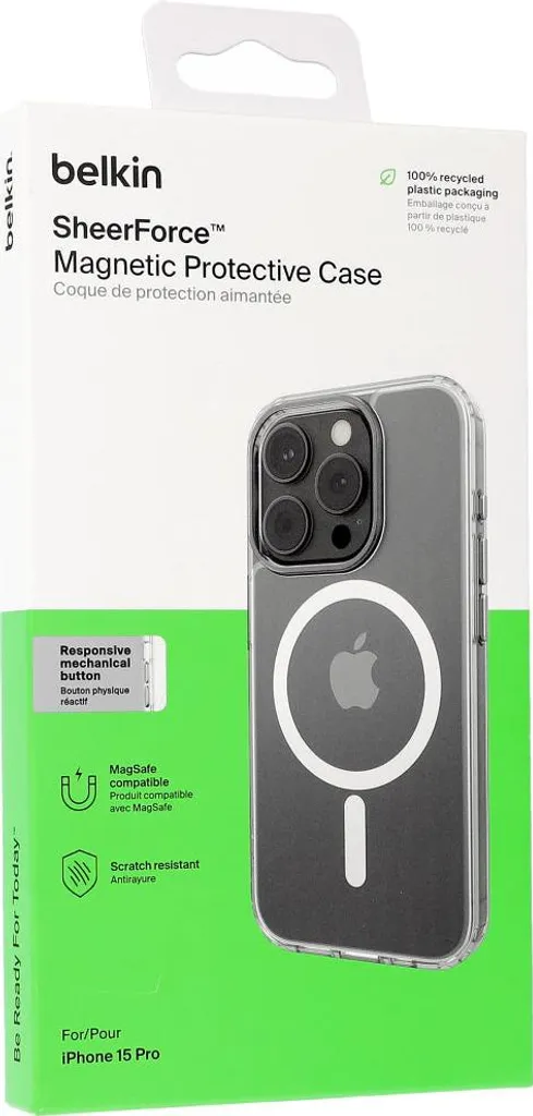 Belkin ScreenForce Protection d'Écran Magnétique iPhone 15 Pro MSA021btCL - 12