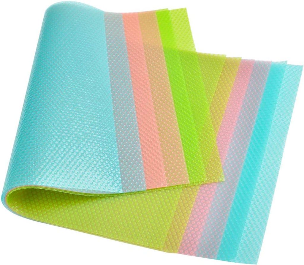 Antibakterielle Kühlschrankmatten – 8 Stück, Gänseblümchen Design, 45x30 Cm, Rutschfest & Wasserdicht