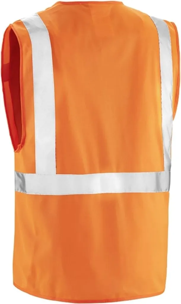 Lavora protetto con il Gilet teXXor DUNDAS Arancione Fluo Taglia S - 2