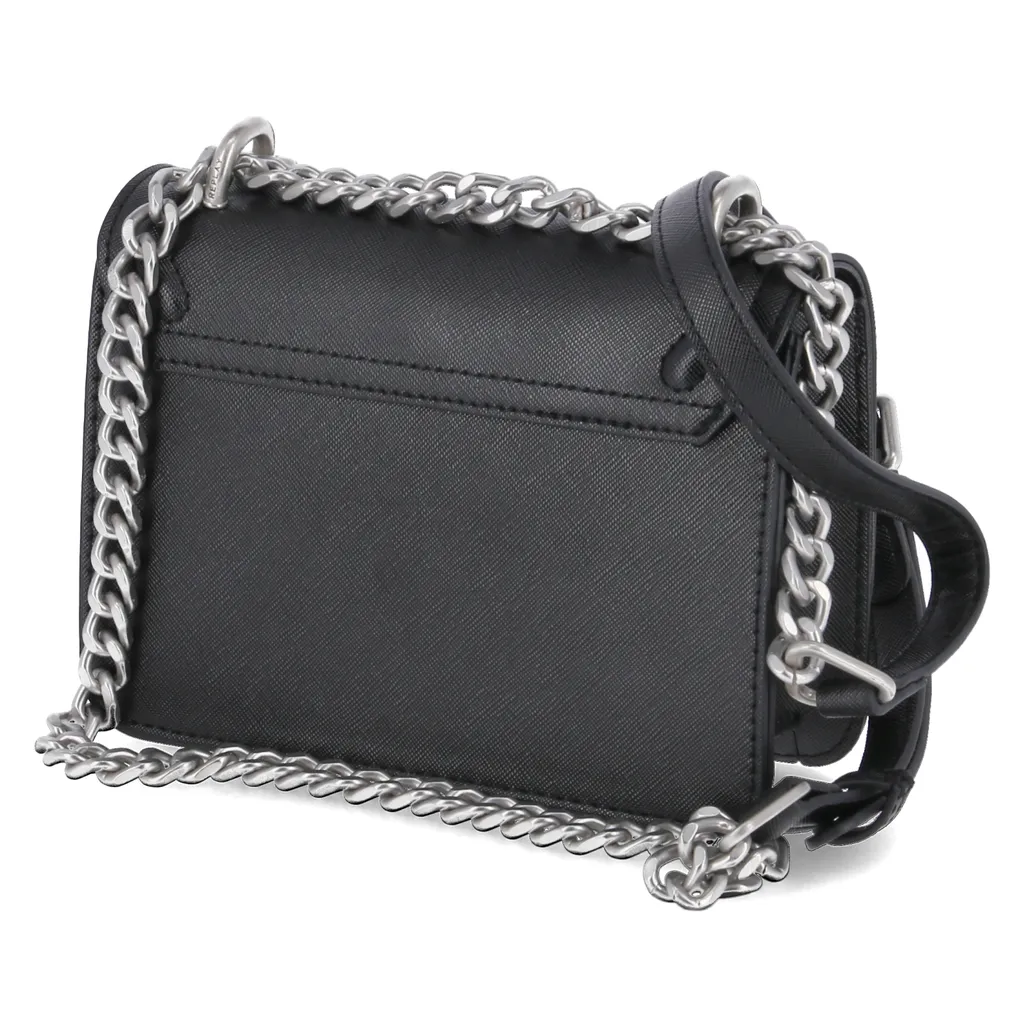 Replay Crossbody Bag Black/Gold - Borsa Donna Compatta e Funzionale - 13